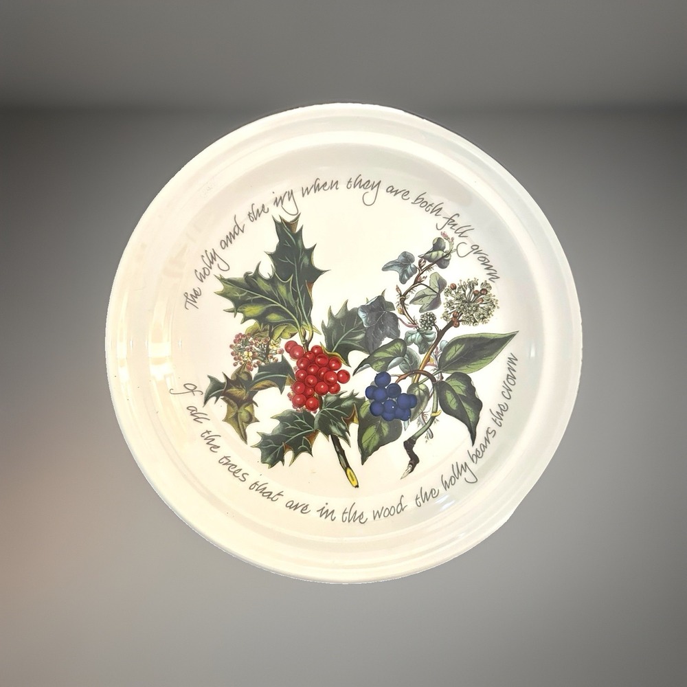 Portmeirion The Holly and the Ivy 10.5" Dinner Plate Christmas Made in Britain